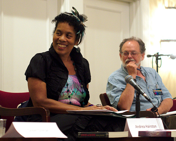 Andrea Hairston and Kenneth Schneyer at Readercon 25 (2014)