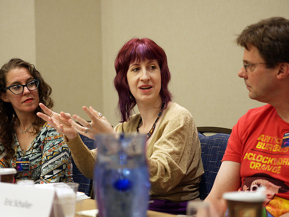 Shira Lipkin,  Romie Stott, and Eric Schaller