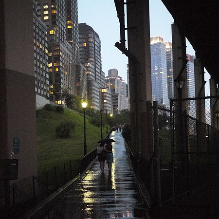 Riverside Park, under the highway
