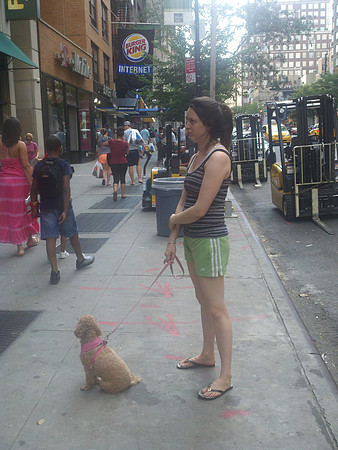 outside Whole Foods, E. 86th St.