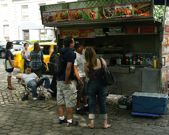 Food cart, Fifth Avenue