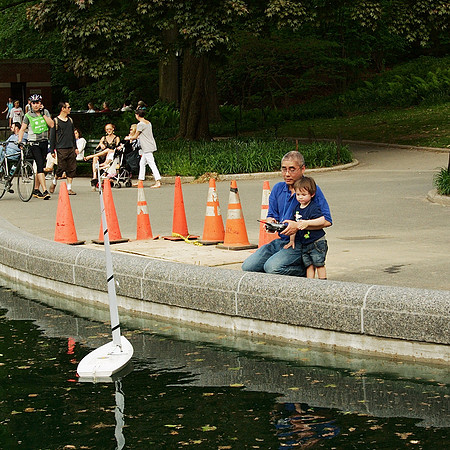 At the Boat Pond, Central Park