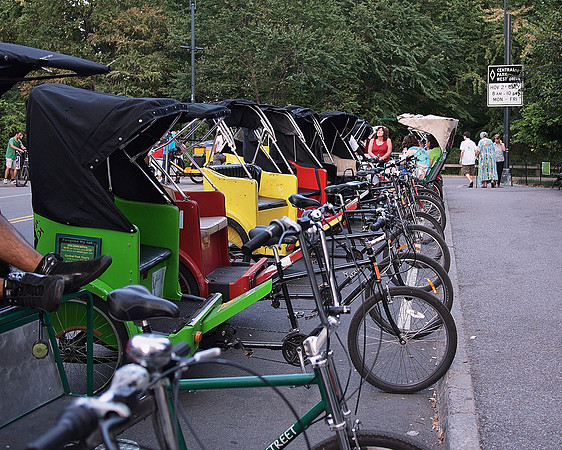 Pedicabs, Central Park