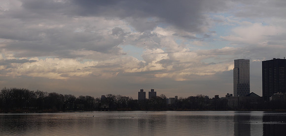 Central Park Reservoir panorama