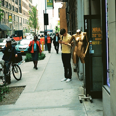 Garment District: Yellow, yellow, red, red