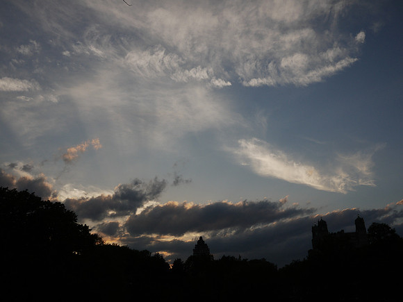 Evening Sky from Turtle Pond