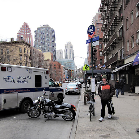 Morons all over:  York Avenue