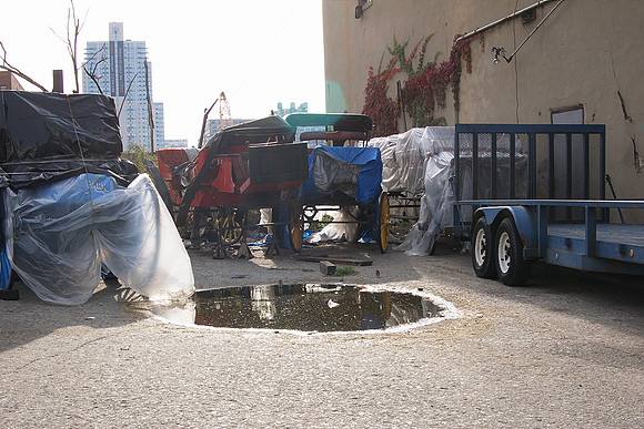 Horse Carriage parking, Hell's Kitchen