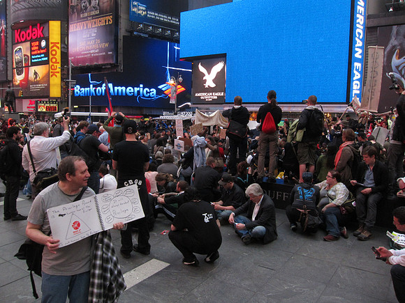 Occupy Wall Street/Times Square rally, 15 May 2012