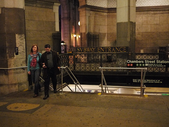 At the Municipal Building
