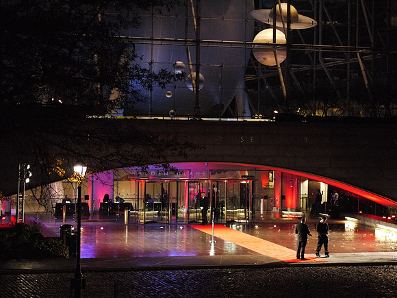 At the Rose Center, Museum of Natural History