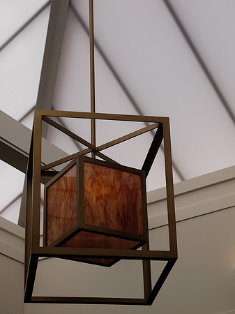 Lamp, restaurant of the Burlington Marriott