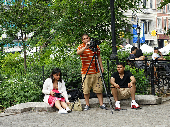 Vidoegraphers, Union Square Park