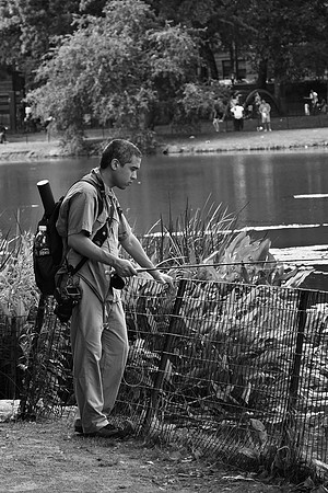 Fisherman, Harlem Meer, Central Park