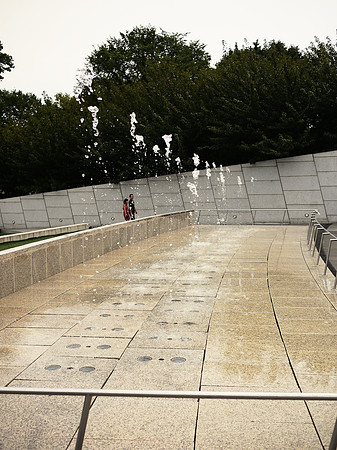 Across the fountains, Brooklyn Museum
