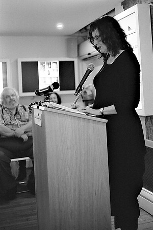 Delia Sherman reading at the Soho Gallery of Digital Art
