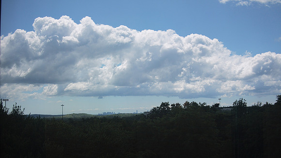 Boston in the distance