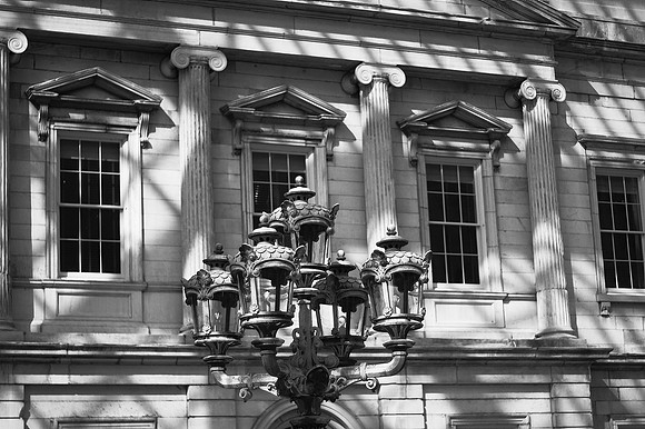 Facade of the Branch Bank of the United States