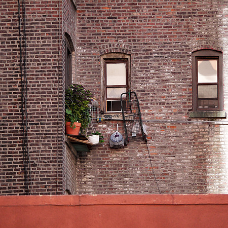 Second story, West 40th Street
