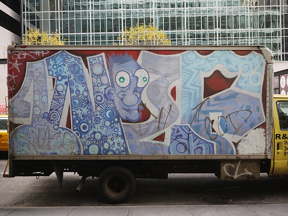 R&R Scap Metal truck, West 43rd Street
