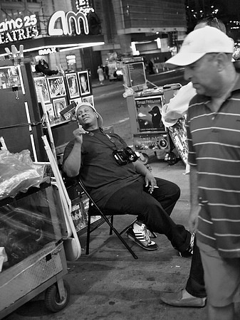 Street photographer, Times Square