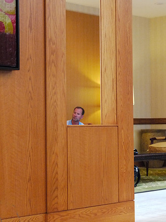 Lobby of the Burlington (MA) Marriott