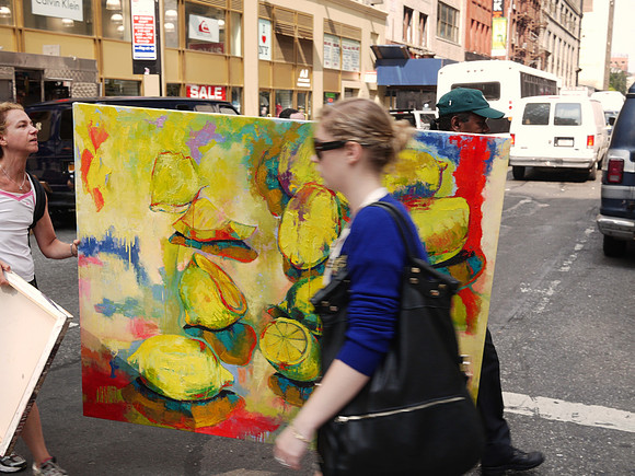 Art on the move, Eighth Avenue