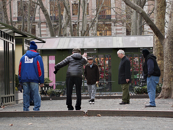 Pétanque, Bryant Park