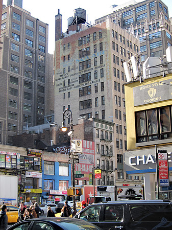 Eighth Avenue and 40th Street, looking northeast