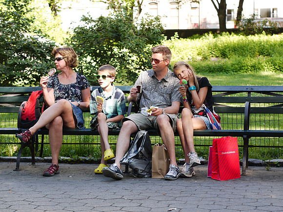 Outside the Central Park Zoo