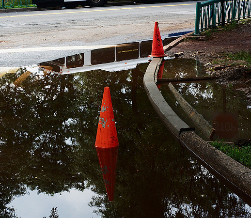 pothole, Henry Hudson Parkway