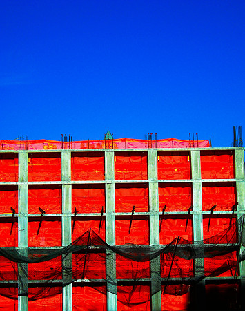 Orange Squares, Blue Rectangle: Painterly Realism of a New York Mets Fan
