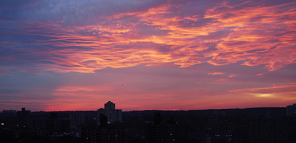 Bronx sunset panorama