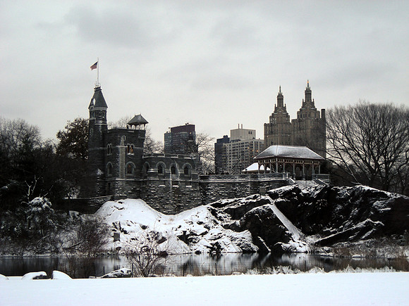 Belvedere Castle, winter (2)