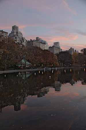 The Boat Pond, Autumn dusk