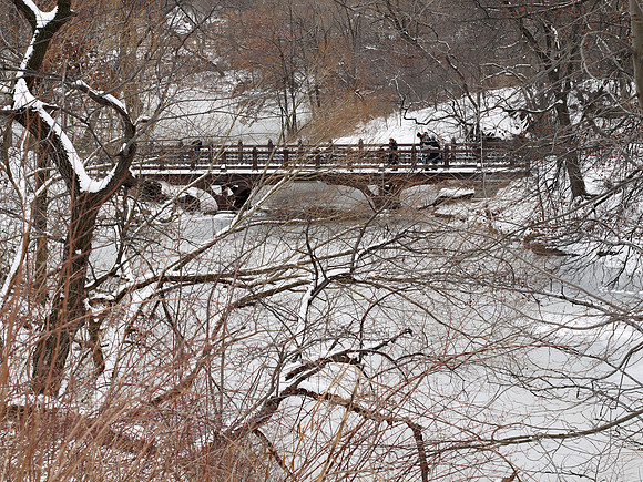 Upper Lobe of The Lake, and Bankrock Bridge, Winter 2012