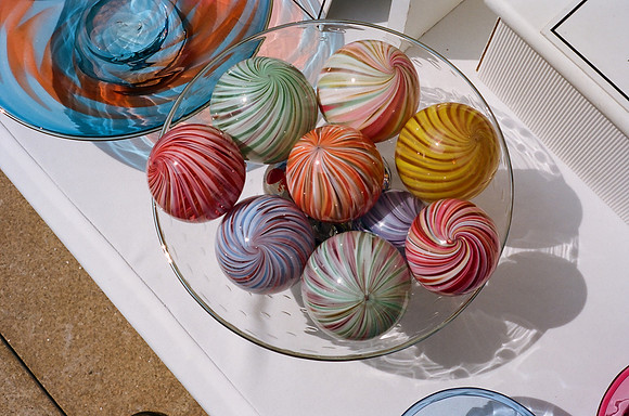 Glass balls, Lincoln Center Crafts Festival