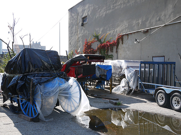 Stable parking lot, W. 37th Street