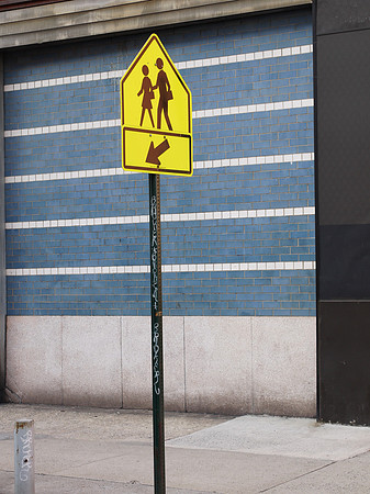 School Zone sign, Manhattan