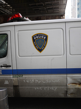 Police van, Port Authority Bus Terminal