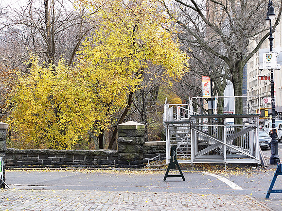 Central Park West, day after Thanksgiving