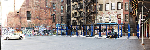 Parking lot panorama