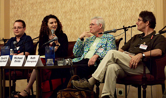 Graham Sleight, Veronica Schanoes, David Hartwell, and Michael Dirda