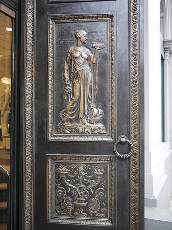 Doors of the Yorkville Bank building, 85th St. and Third Avenue