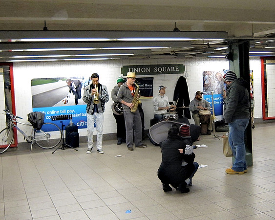 The Underground Horns, Union Square station