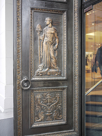 Doors of the Yorkville Bank building, 85th St. and Third Avenue