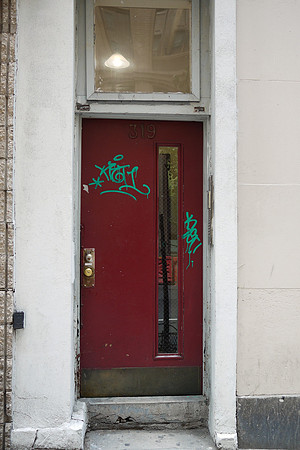Door, West 38th Street