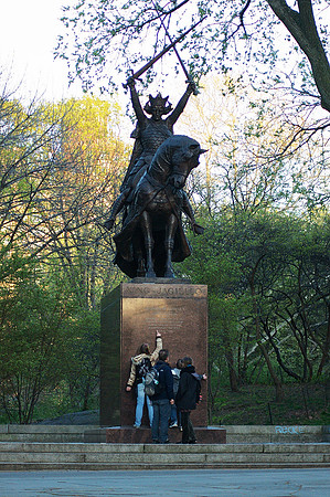 At the King Jagiello Monument
