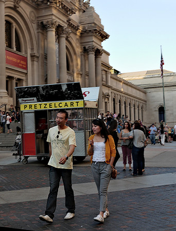 At the Pretzelcart, Metropolitan Museum of Art