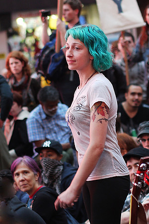 Occupy Wall Street: Times Square rally on May 15, 2012